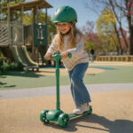 Scooter Plegable para Niños Explore Verde con Luces LED - vista 14